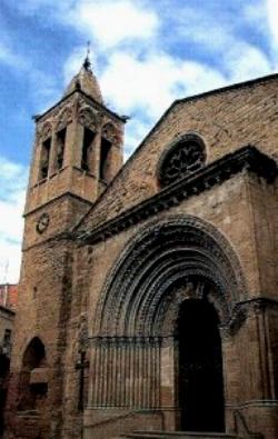 La iglesia de Santa Marí­a de Agramunt, en la comarca de Urgel.