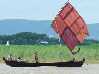 Mandalay. R�o Ayeyarwady.