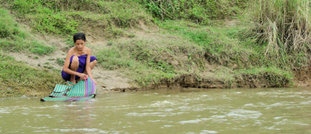 Vida a orillas del río.