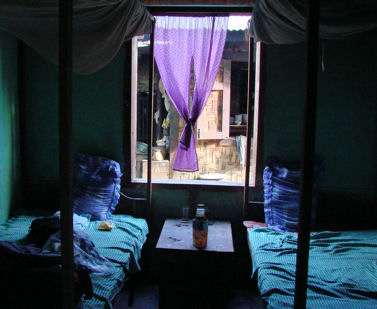 Habitación en hotel de Sinbo.