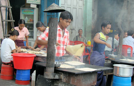 Restaurante en Mandalay.