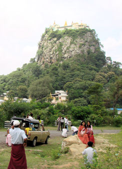 Monte Popa. Punto fotográfico.